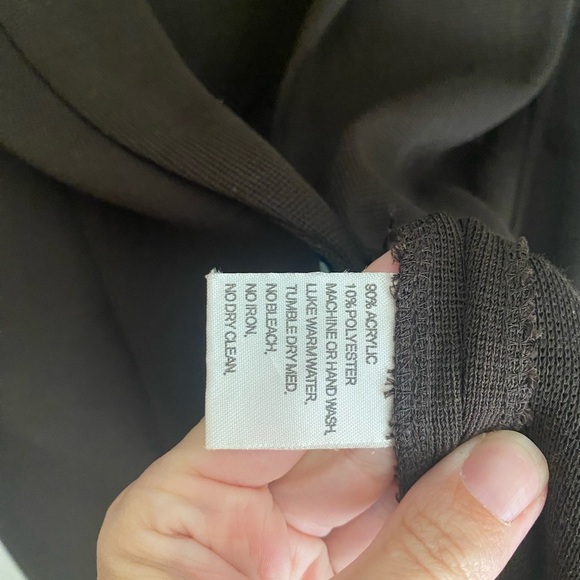 Misook Brown Blazer with Shawl Collar and Knit Texture - Picture 5 of 5